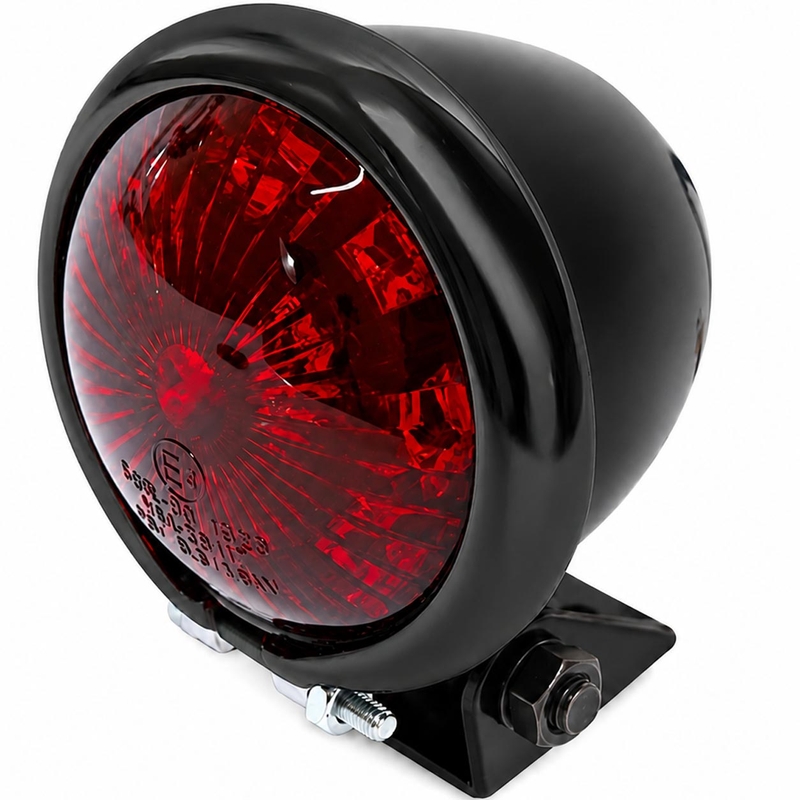 Highsider Smart Bates Style LED melns-hroms aizmugurējais lukturis