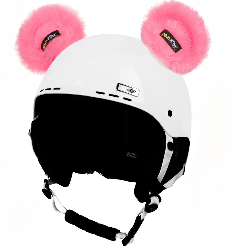 Teddy Bear rozā ķiveres ausis