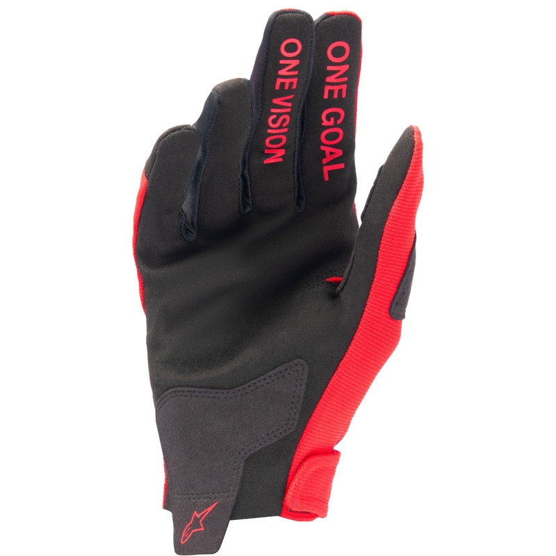Alpinestars Radar sarkani-sudrabaini motokrosa cimdi