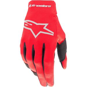 Alpinestars Radar sarkani-sudrabaini motokrosa cimdi