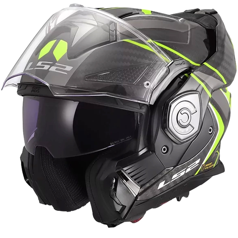 Atverama motocikla ķivere LS2 FF901 Advant XC Future II melna-fluorēta dzeltena