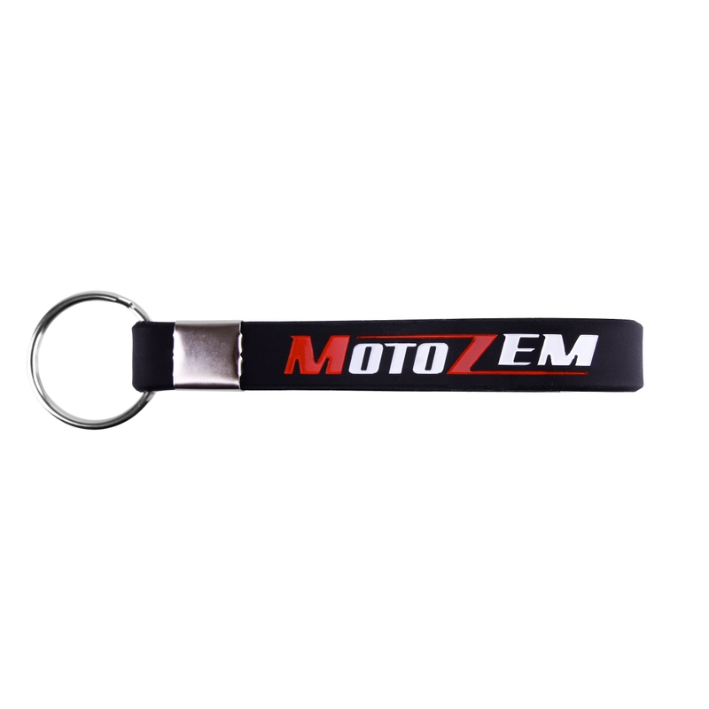 MotoZem atslēgu piekariņš melns