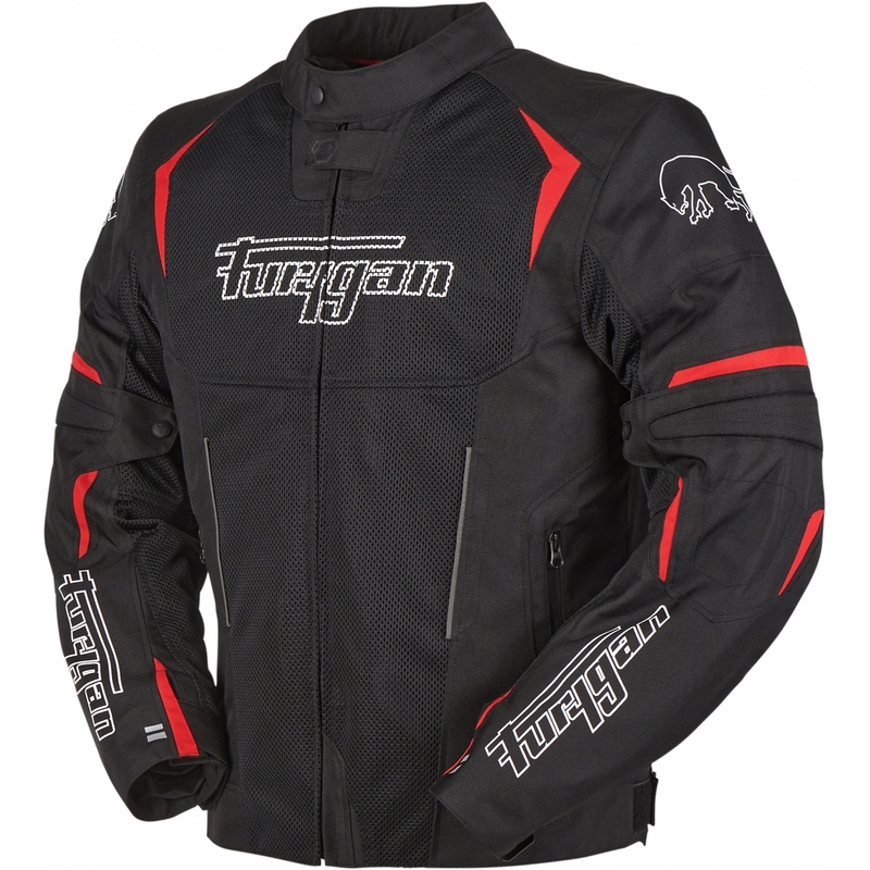 Furygan Ultra Spark Vented 3 in 1 sarkanā un melnā motocikla jaka
