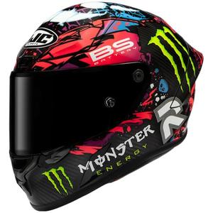 Pilna motocikla ķivere HJC RPHA 1 V2 Carbon Funky Diablo MC8 melna-daudzkrāsaina