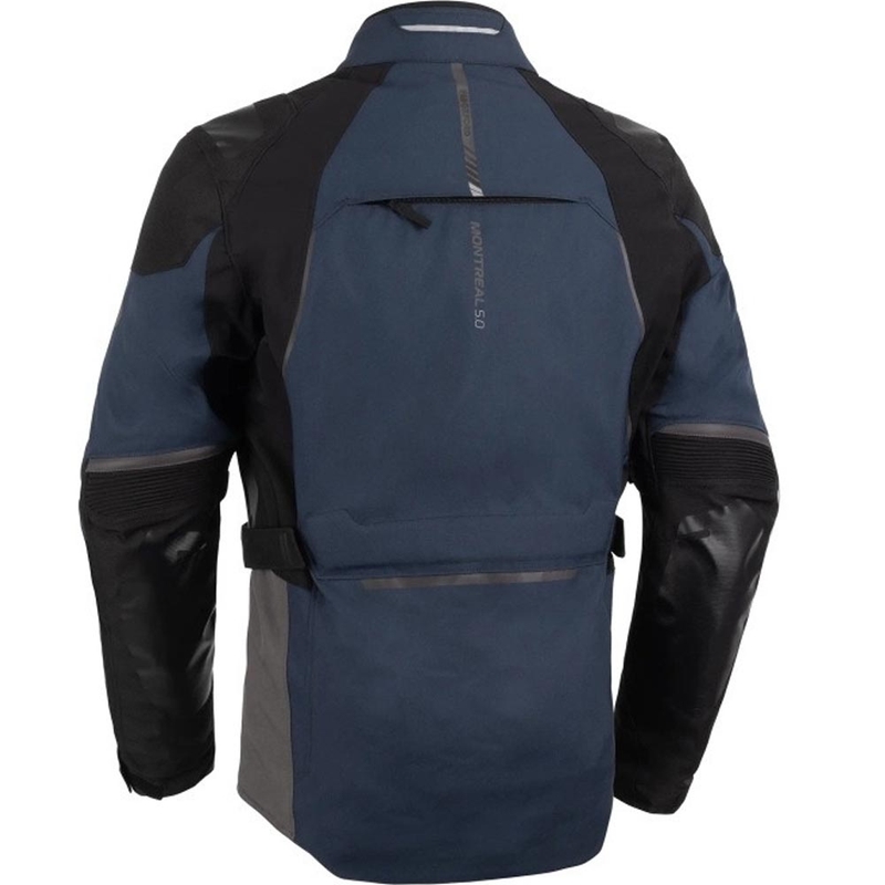 Motocikla jaka Oxford Montreal 5.0 zila-melna-pelēka