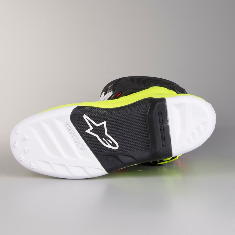 Boty na motorku Alpinestars Tech 7 červeno-fluo žluté