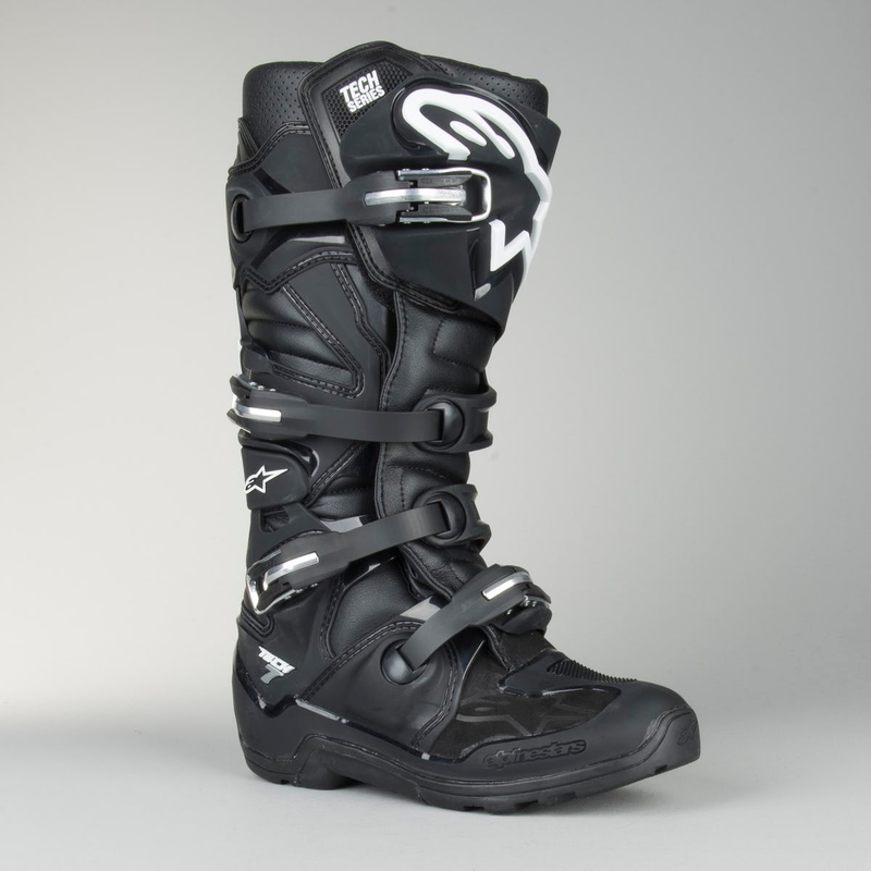 Alpinestars Tech 7 motociklu zābaki melni