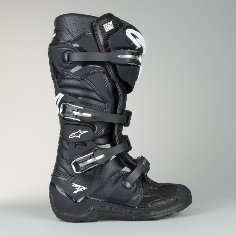 Alpinestars Tech 7 motociklu zābaki melni