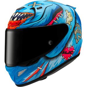 HJC RPHA 12 Mister Peeks motocikla ķivere, zila