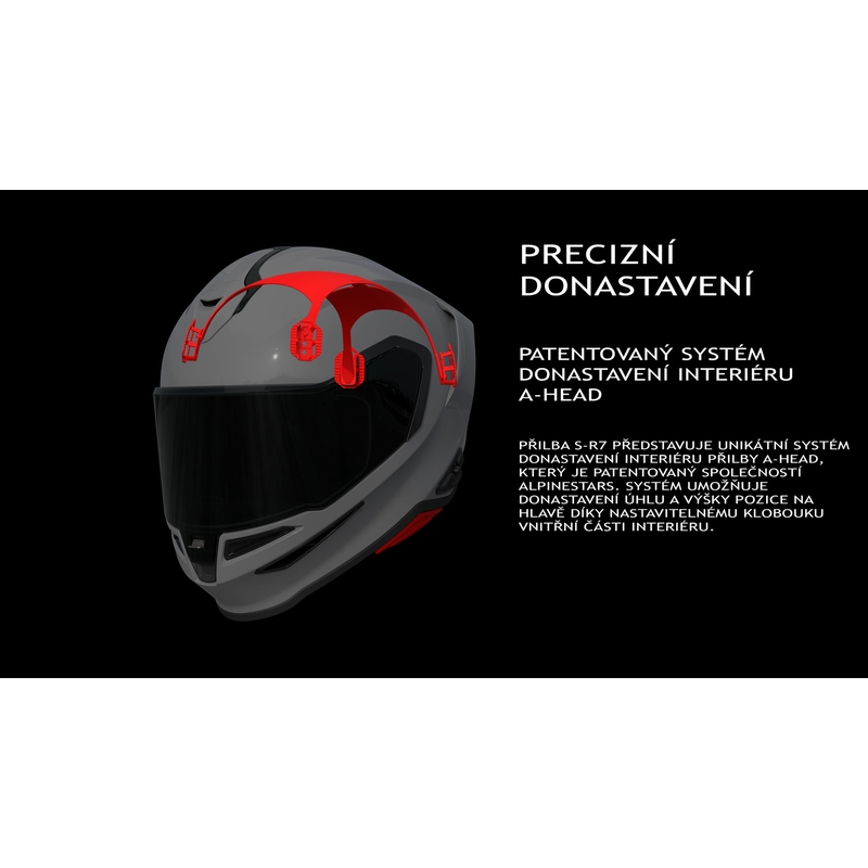 Alpinestars S-R7 Solid pilnas sejas motocikla ķivere matēti melna