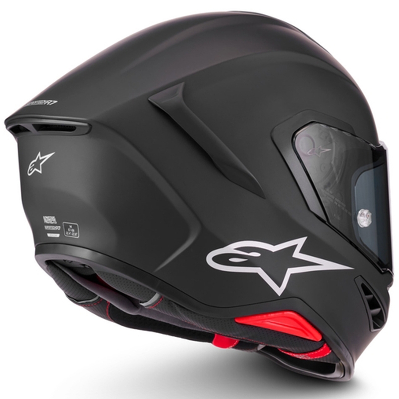 Alpinestars S-R7 Solid pilnas sejas motocikla ķivere matēti melna