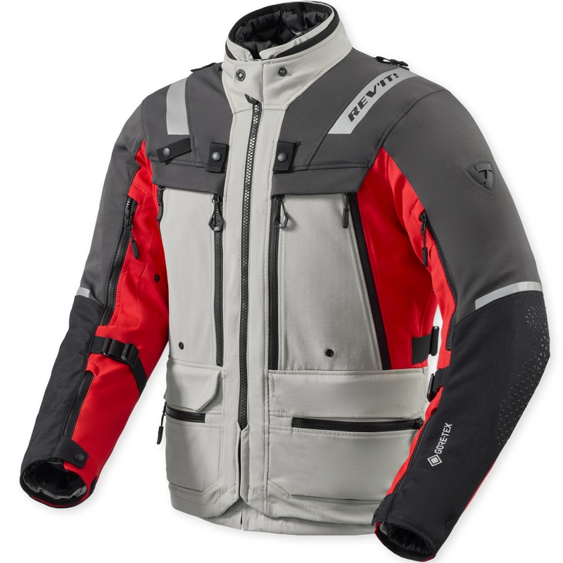 Revit Defender 4 GTX motocikla jaka antracīta-sarkana