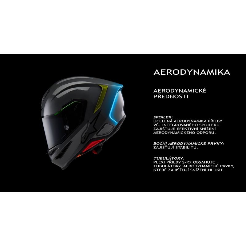 Alpinestars S-R7 Solid pilnas sejas motocikla ķivere, balta