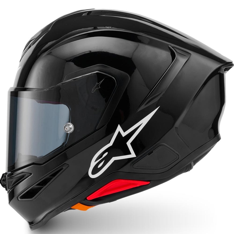 Alpinestars S-R7 Solid pilnas sejas motocikla ķivere, melna