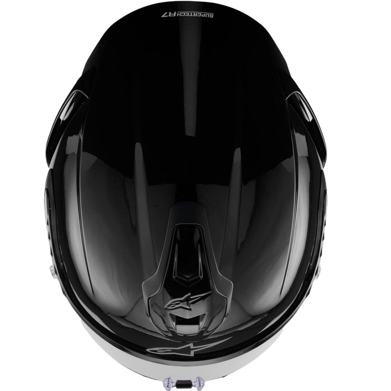 Alpinestars S-R7 Solid pilnas sejas motocikla ķivere, melna
