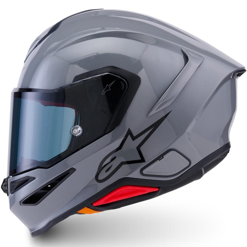 Alpinestars S-R7 Solid pilnas sejas motocikla ķivere pelēka