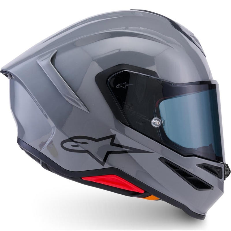Alpinestars S-R7 Solid pilnas sejas motocikla ķivere pelēka