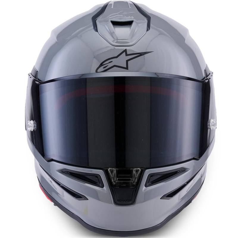 Alpinestars S-R7 Solid pilnas sejas motocikla ķivere pelēka