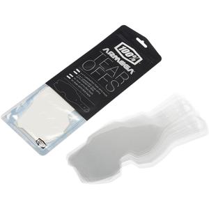 Laminētas asaras motokrosa aizsargbrillēm 100% ARMEGA