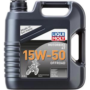 Sintētiskā motoreļļa LIQUI MOLY Motorbike 4T 15W50 Offroad 4 l