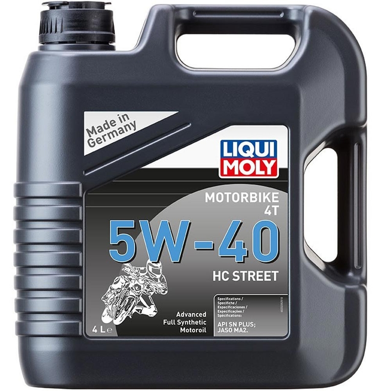 Sintētiskā motoreļļa LIQUI MOLY Motorbike 4T 5W40 HC Street 4 l