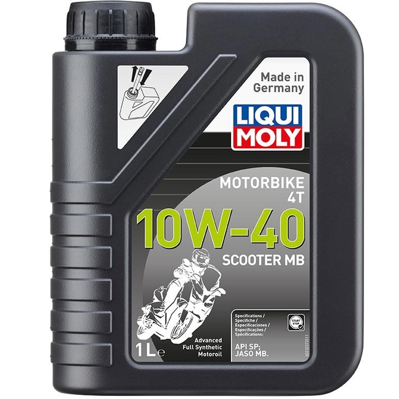 Sintētiskā motoreļļa LIQUI MOLY Motorbike 4T 10W40 Scooter MB 1 l