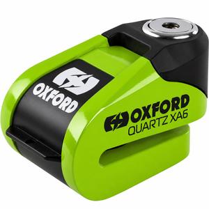 Oxford Quartz Alarm XA6 disku bremžu slēdzene - ierobežotas tirāžas, zaļa
