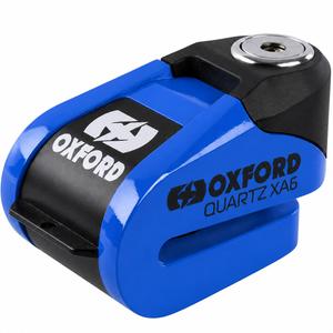 Oxford Quartz Alarm XA6 disku bremžu slēdzene - ierobežotas tirāžas, zila