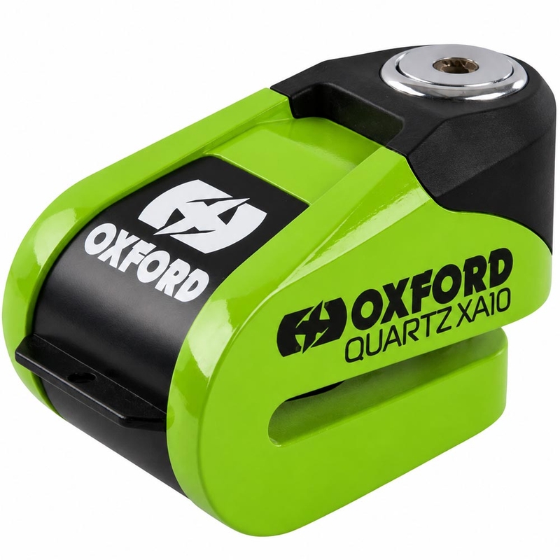 Oxford Quartz Alarm XA10 disku bremžu slēdzene - ierobežotas tirāžas, zaļa