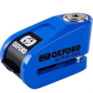 Oxford Alpha Alarm XA14 disku bremžu slēdzene - ierobežotas tirāžas, zila