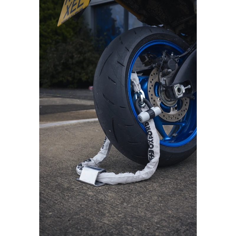 Oxford HD motocikla ķēdes slēdzene - ierobežotas tirāžas pelēka