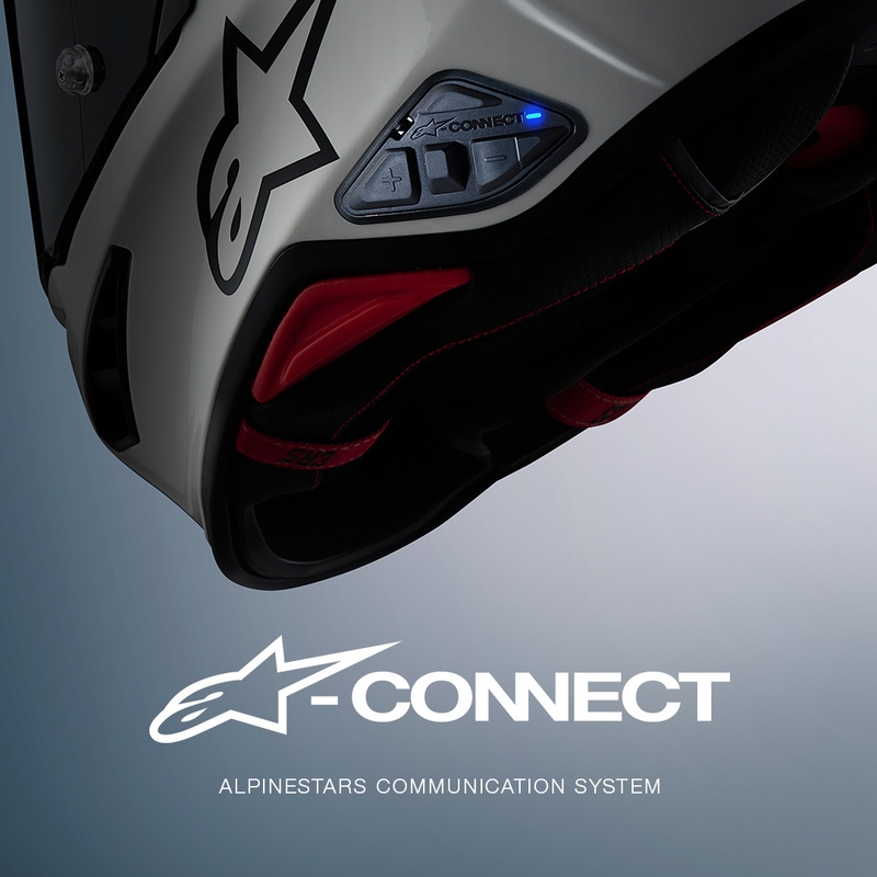 Bluetooth motocikla domofons Alpinestars A-CONNECT sistēma melna