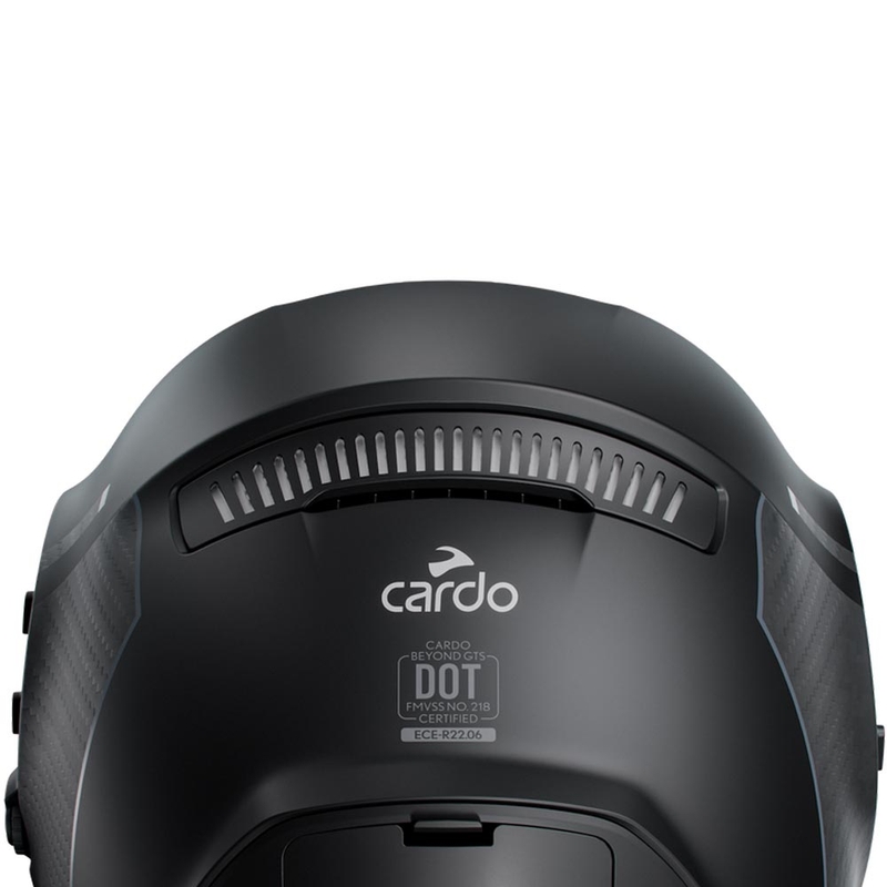Cardo Beyond GTS pilnas sejas motocikla ķivere, melna