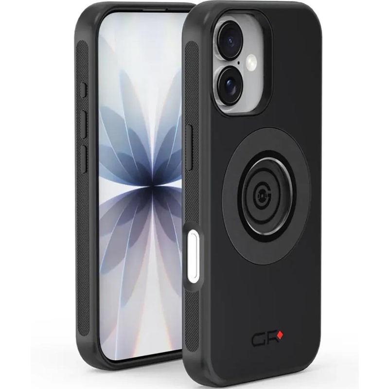 Ātri noņemams telefona vāciņš Apple iPhone 16 GRxplore melns