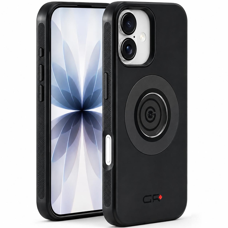 Ātri noņemams telefona vāciņš Apple iPhone 17 GRxplore melns