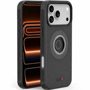 Ātri noņemams telefona vāciņš Apple iPhone 17 Pro Max GRxplore melns