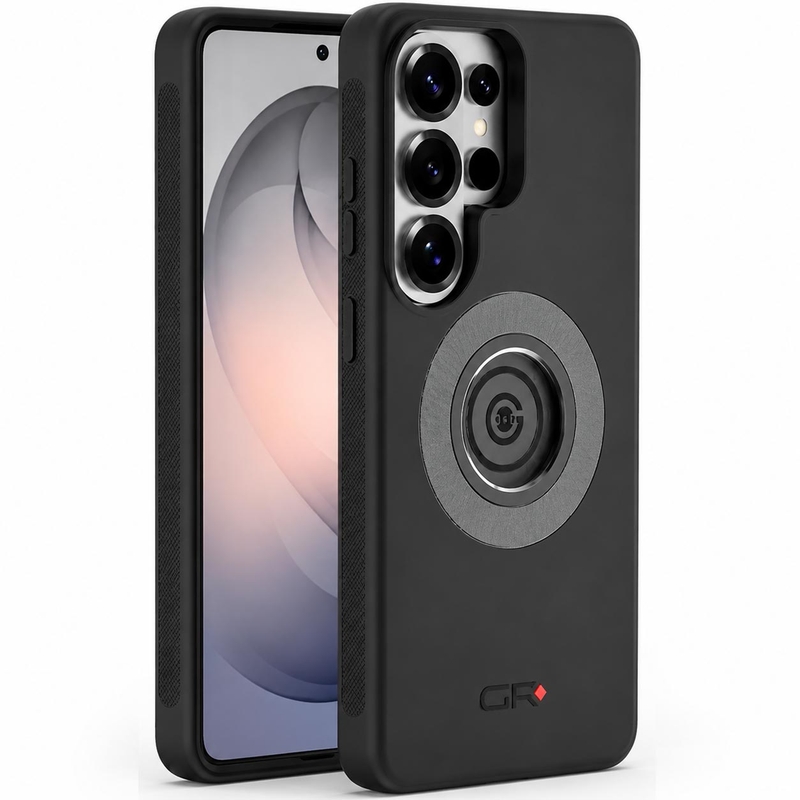 GRxplore ātrās noņemšanas telefona vāciņš Samsung Galaxy S26 Ultra, melns