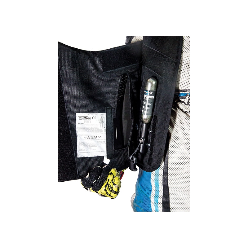 HELITE GP Air 2 drošības spilvenu veste melnā un baltā krāsā