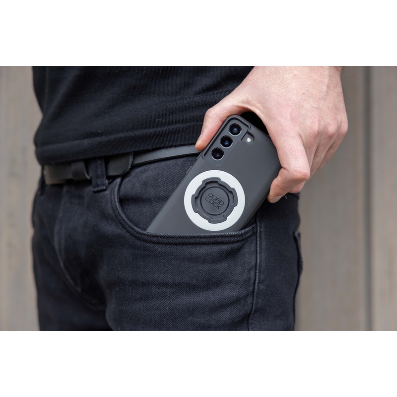 Quad Lock® MAG maciņš — Samsung Galaxy S25+ melns