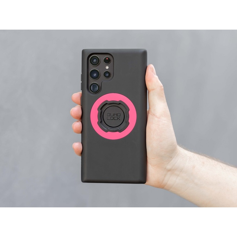 Quad Lock® MAG maciņš — Samsung Galaxy S25FE melns