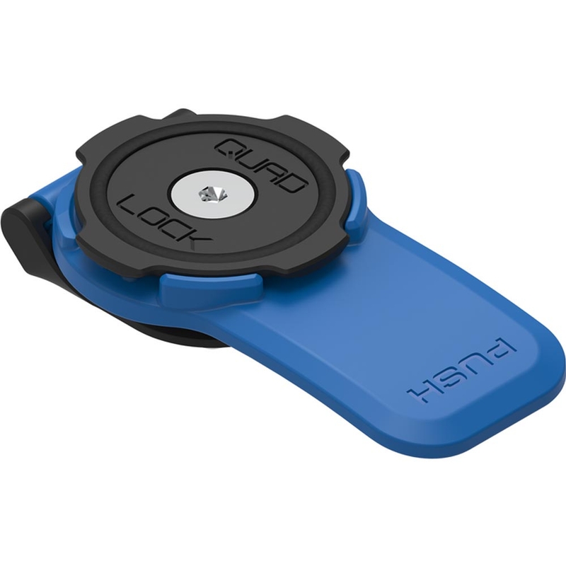 Quad Lock® 360 tālruņa turētāja galva ar atbrīvošanas sviru, zili melna