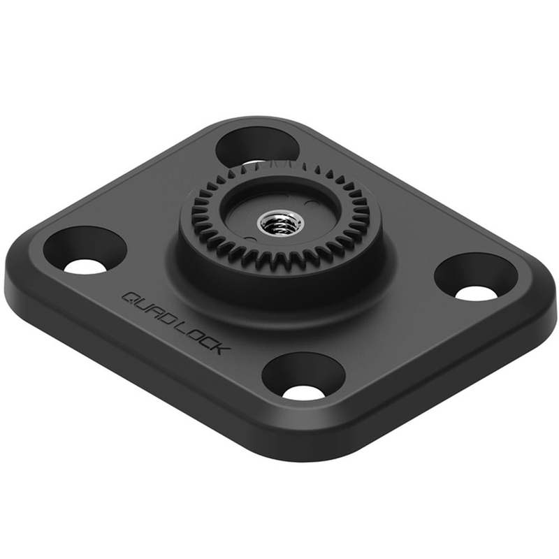 Quad Lock® 360 plakana pamatne, melna