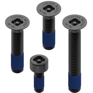 Quad Lock® pretaizdzīšanas skrūvju komplekts, melns
