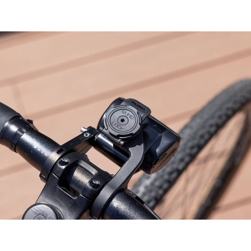 Quad Lock® 360 īsa sviras mobilā tālruņa turētāja galviņa, melna