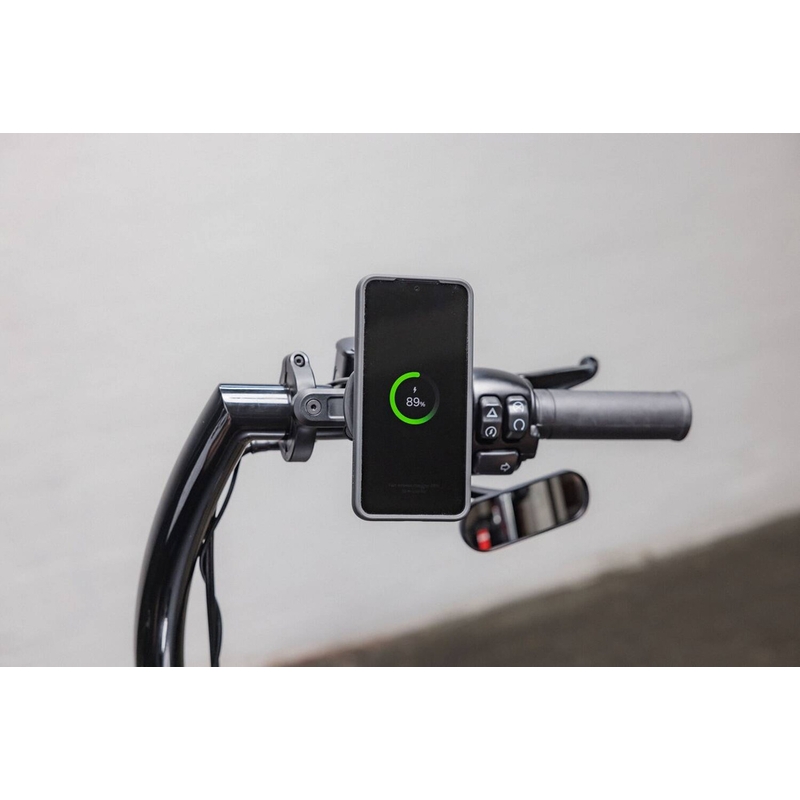 Quad Lock® PRO liels tālruņa turētājs uz stūres, melns