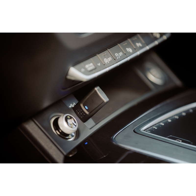 Quad Lock® CarPlay/Android Auto bezvadu adapteris, melns