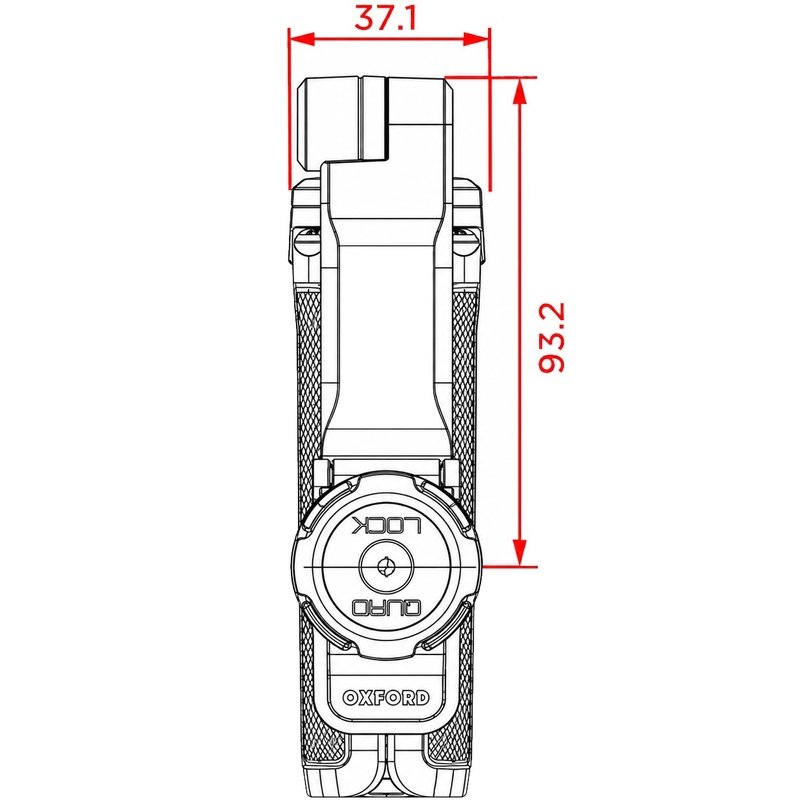 Quad Lock® statīvs, melns