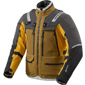 Revit Defender 4 GTX motocikla jaka melna-sinepju dzeltena