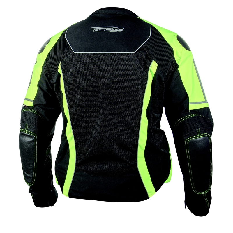 Gaisa spilvenu jaka HELITE Vented black-fluo yellow
