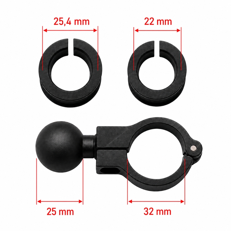 MotoZem Claw PRO vibrācijas slāpētājs ar bezvadu lādētāju un USB-C ligzdu, melns